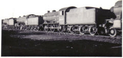
64749 and 61449 at Darlington shed, County Durham, July 1963